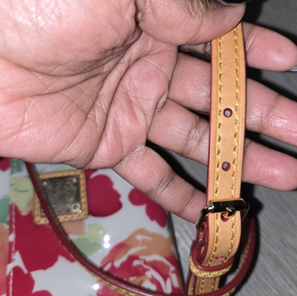 Dooney & Bourke Rose Garden Flower Leather and PVC Crossbody Bag - Picture 8 of 12